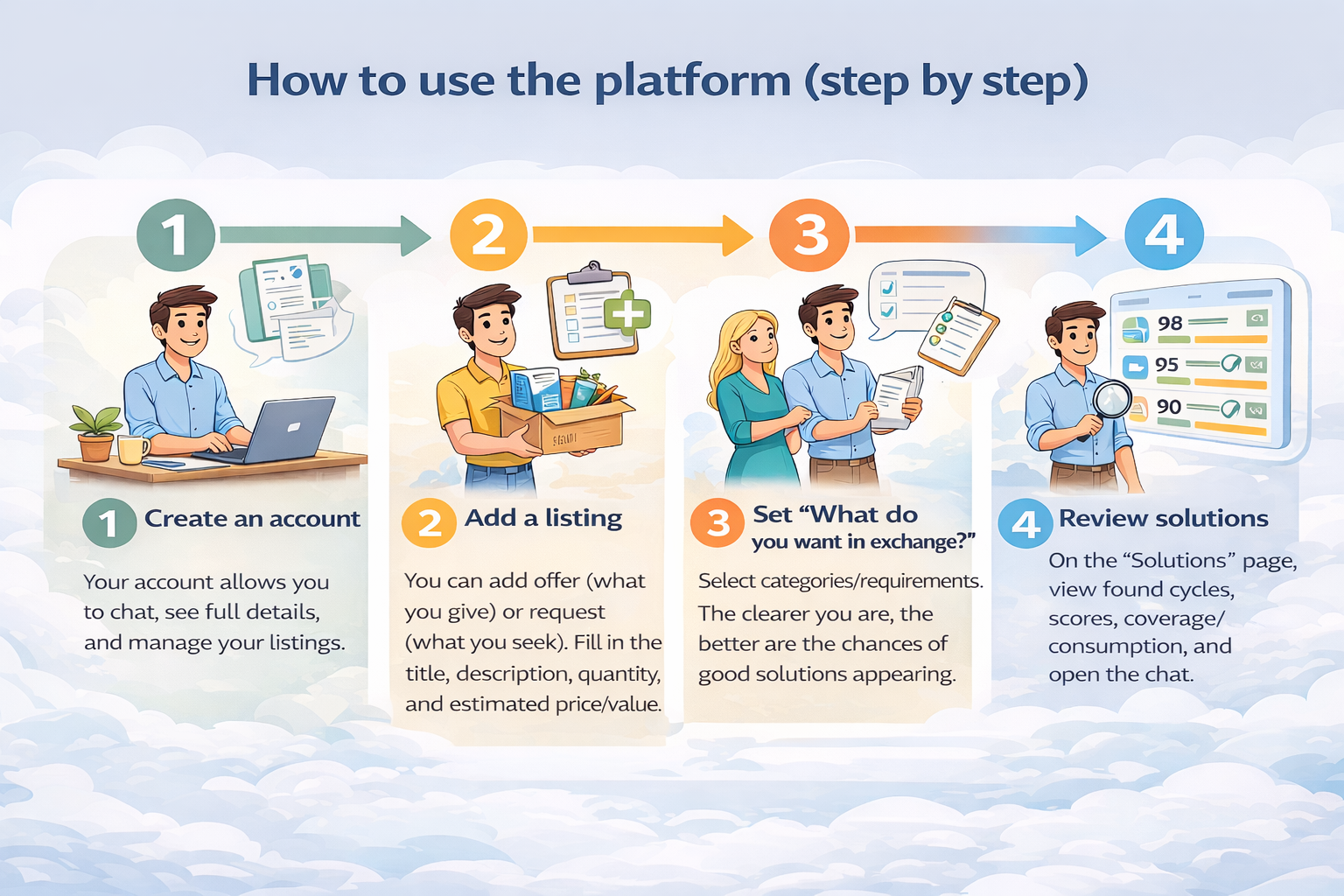 Usage steps